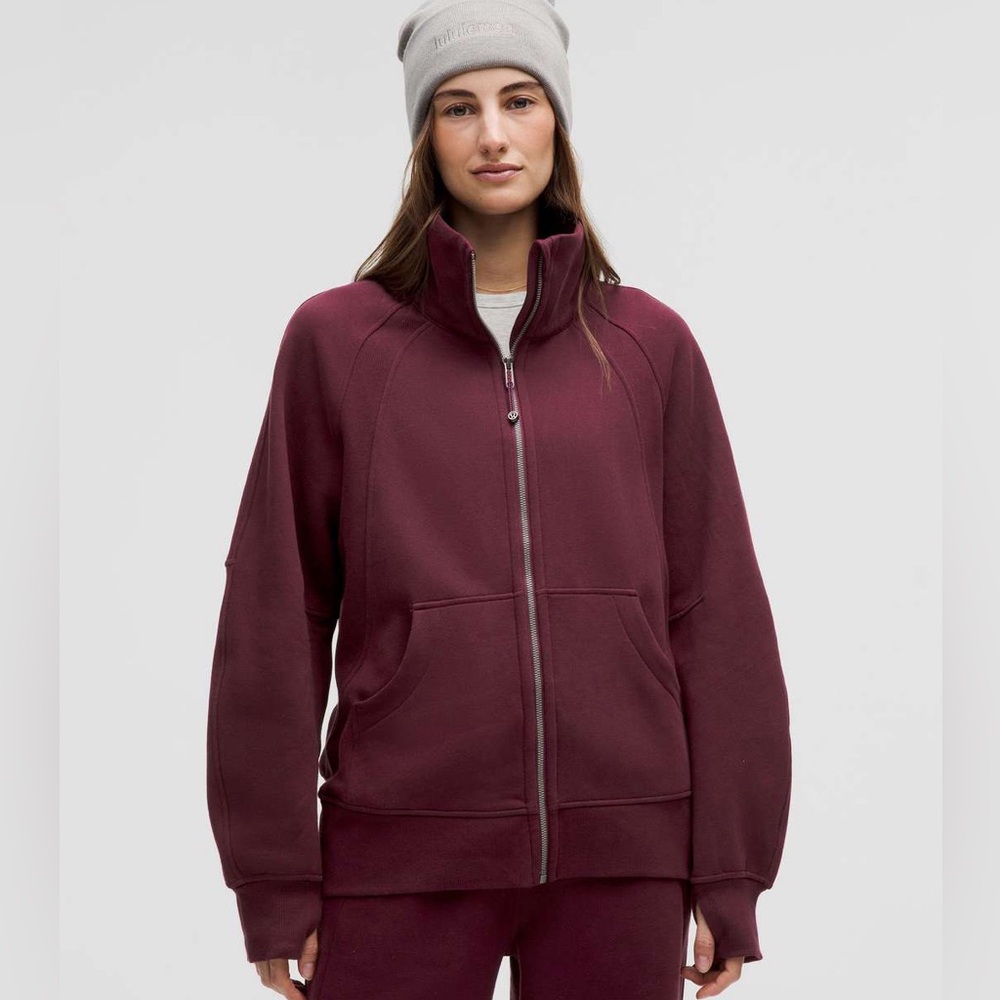 Lululemon Scuba Oversized Full Zip Funnel Neck Sweatshirt